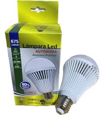 LAMP. LED AUTONOMA 9W LUZ DIA