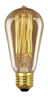 LAMP. FILAMENTO CARBONO ANTIQUE 25W ST64
