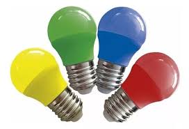 LAMP. LED GOTA G45 3W AMARILLO