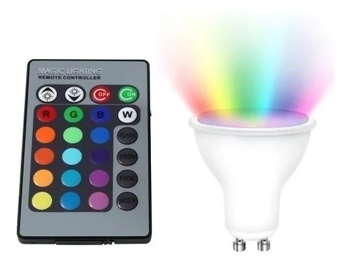 DICROICA LED RGB 3W GU10-1X3-RGB