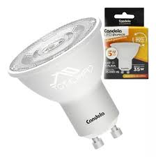 DICROICA LED CANDELA 5W CALIDA GU10