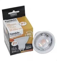 DICROICA LED CANDELA 7W CALIDA GU10