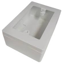 CAJA RECTANG. SOBREPONER BL. 95001 CONEX