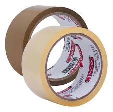 CINTA EMPAQUE TRANSP./MARRON 40 MTS