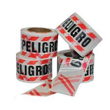 CINTA PELIGRO 8cm x 100mts CP8100