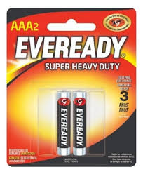 PILA NEGRA EVEREADY AAA 1212