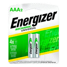 PILA ENERGIZER RECARG. AAA BLISTER x2