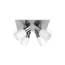 APLIQUE CUADRADO 4 LUCES 28X28 9141-13