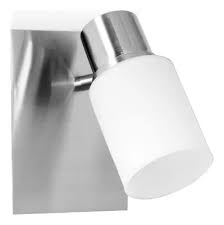 APLIQUE RECTANG. 1 LUZ ACERO 9011-13