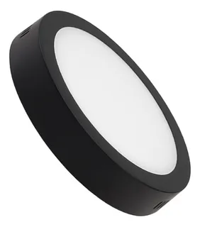LUM. LED EXT. CIRCULAR NEGRA 12W LD