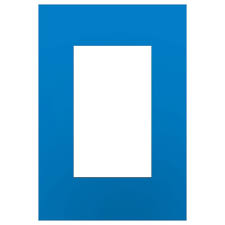 TAPA RECT. PLATINUM 45098/32 AZUL ELECT.