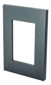TAPA RECT. PLATINUM 45098/8 ANTRACITA