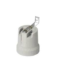 PORTALAMPARA PORC. C/ESC L 519B-E27
