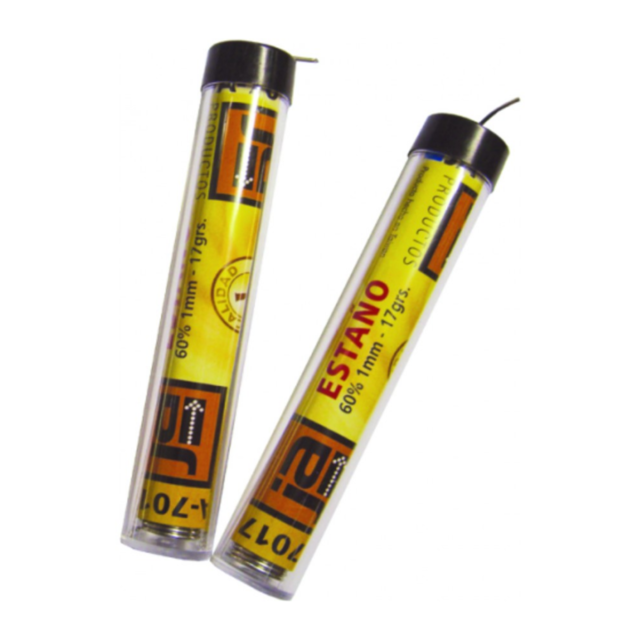 ESTANO TUBO 60/40 17 GRS EST7017 3MTS